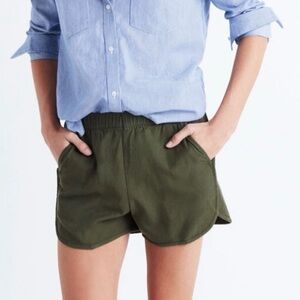 Madewell pull on shorts, size M